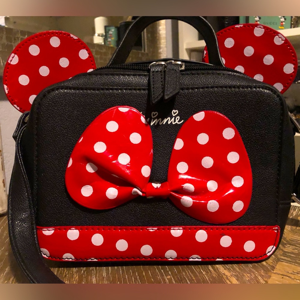 Dani Danielle Nicole Disney Minnie shoulder hand bag- with a pair or Minnie Ears